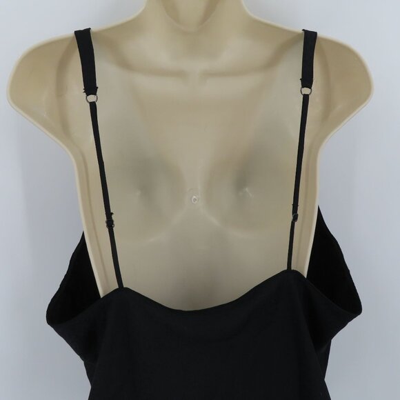 Victorias Secret Womens XXL Black Leopard Cheetah Animal Print Cami Tank Top NEW - Picture 6 of 11